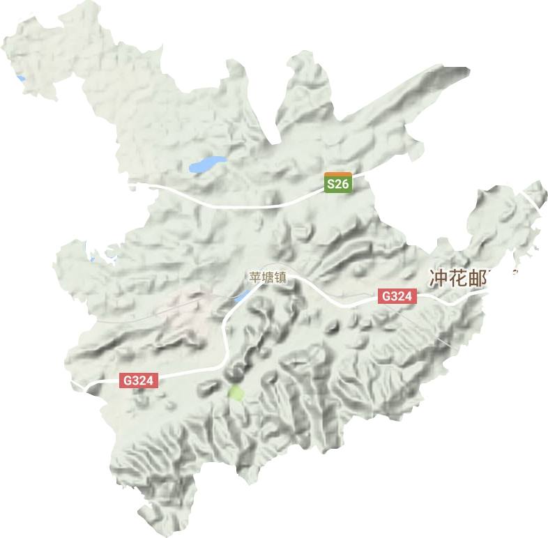 苹塘镇地形图