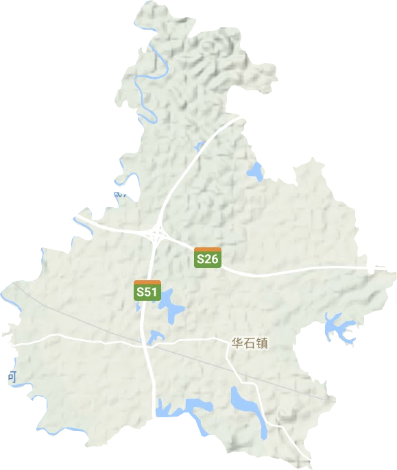 华石镇地形图