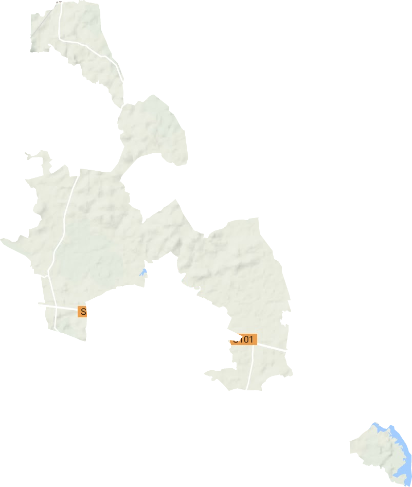 良圻农场地形图