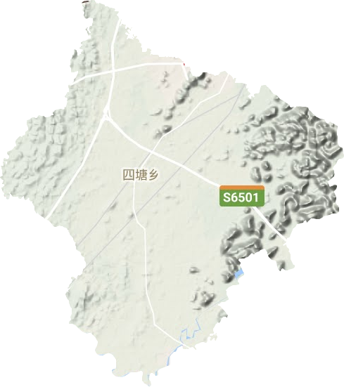 四塘镇地形图