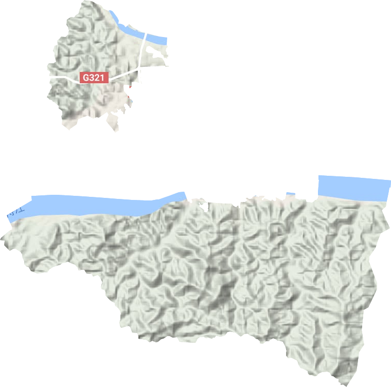 龙湖镇地形图