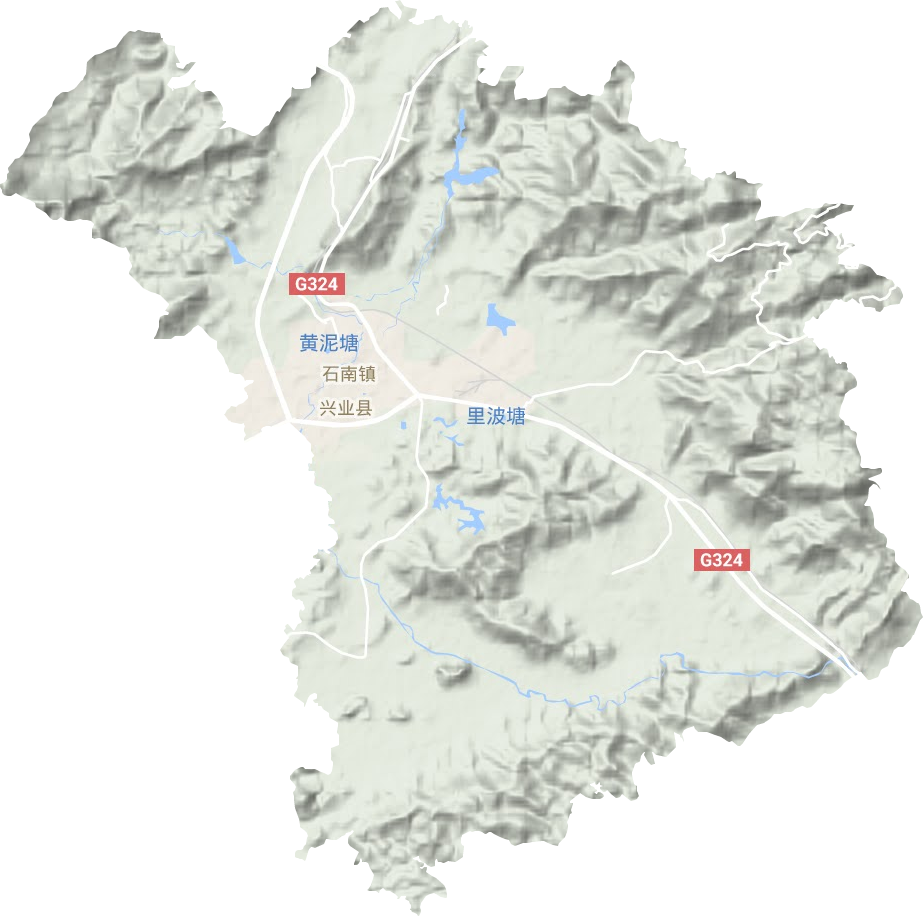 石南镇地形图