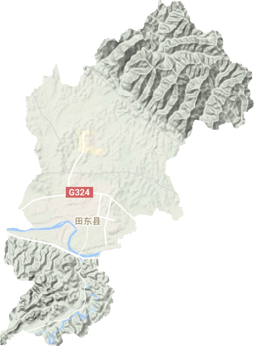 平马镇地形图