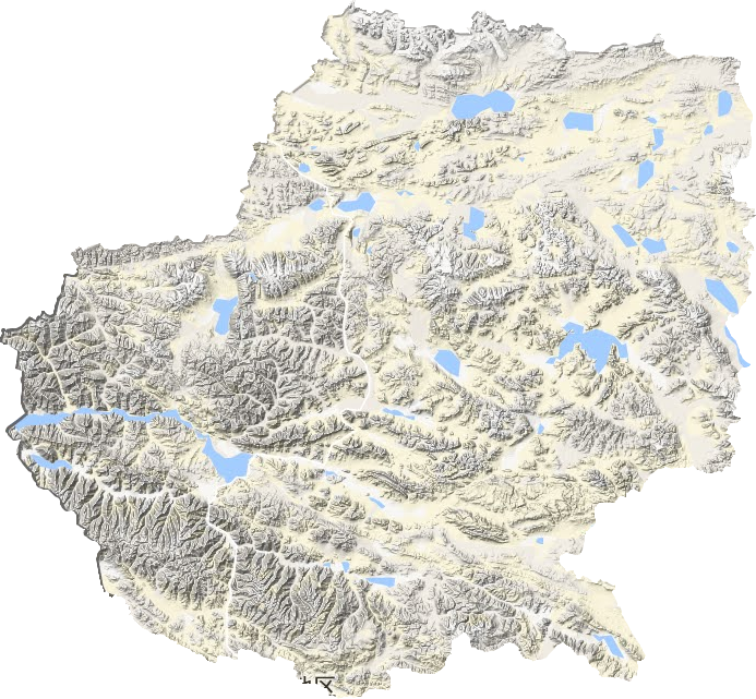 日土县地形图
