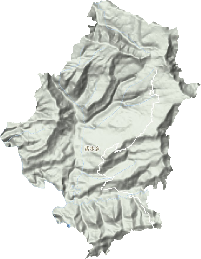 紫水乡地形图
