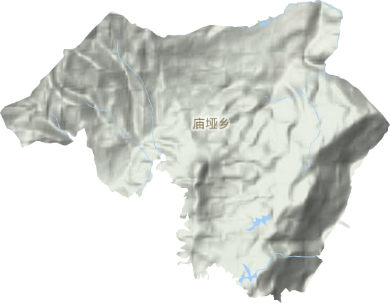 庙垭乡地形图