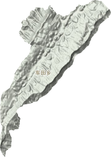 车田乡地形图