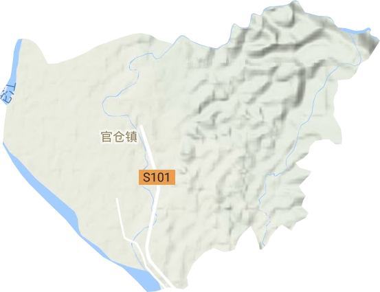 官仓镇地形图