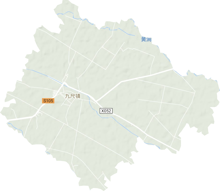 九尺镇地形图