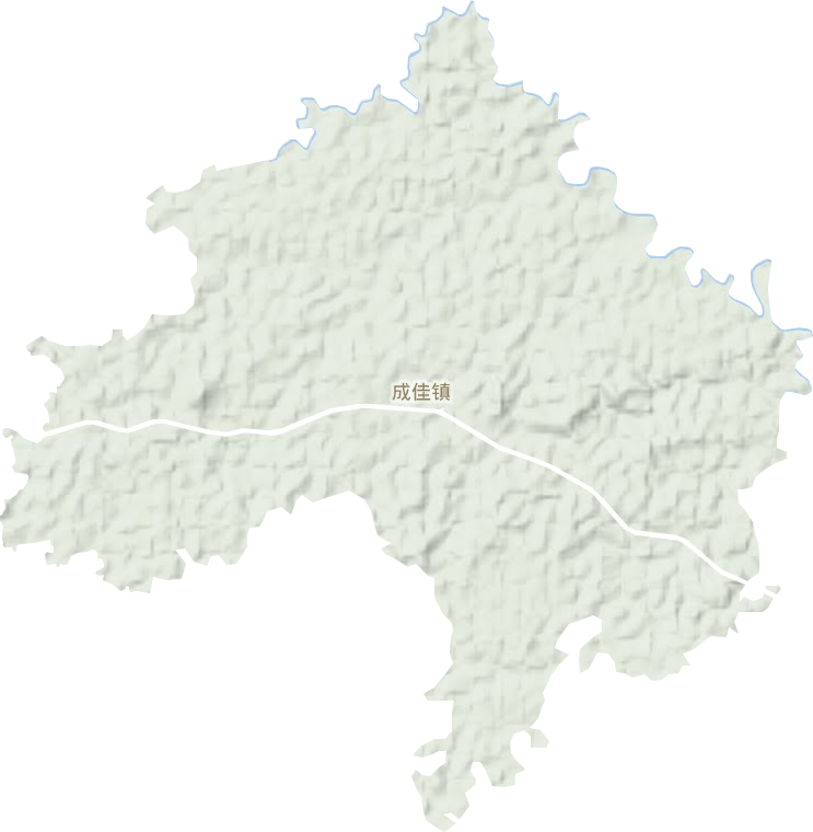 成佳镇地形图