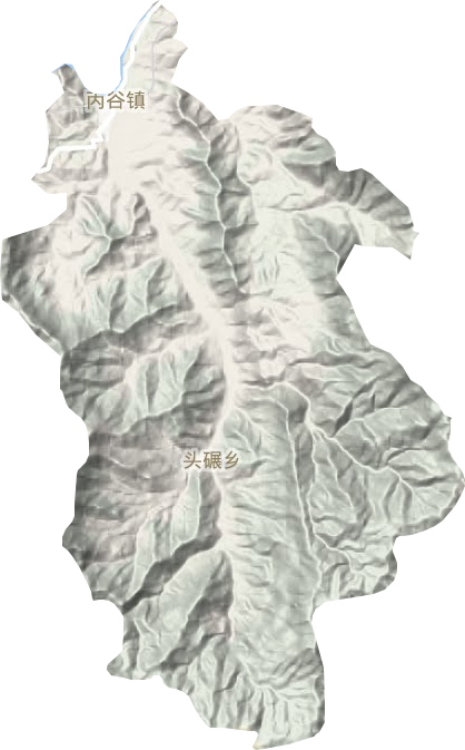 丙谷镇地形图