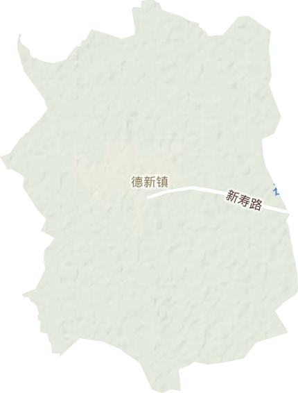 德新镇地形图