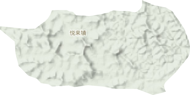 悦来镇地形图