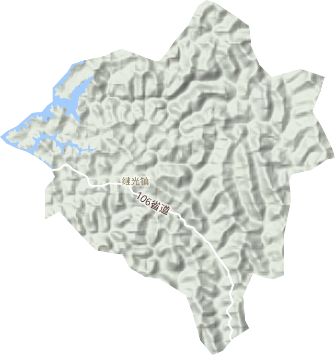 继光镇地形图