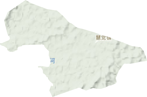 慧觉镇地形图