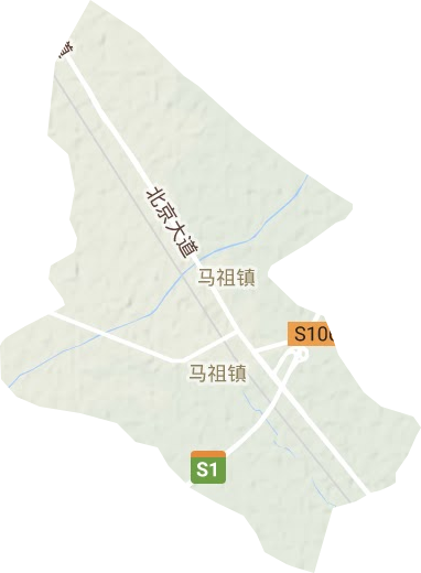 马祖镇地形图