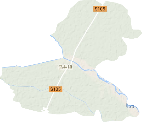 马井镇地形图