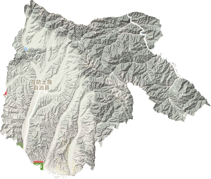 互助土族自治县地形图