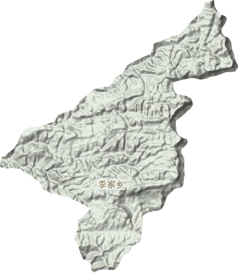 李家乡地形图