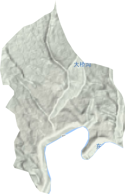 唤马镇地形图