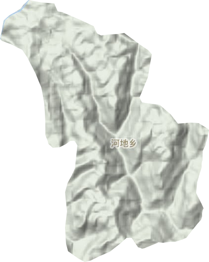 河地乡地形图