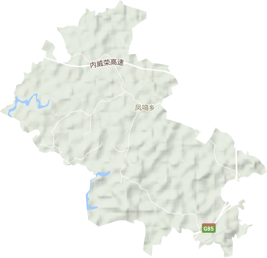 凤鸣乡地形图