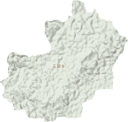 玉屏乡地形图