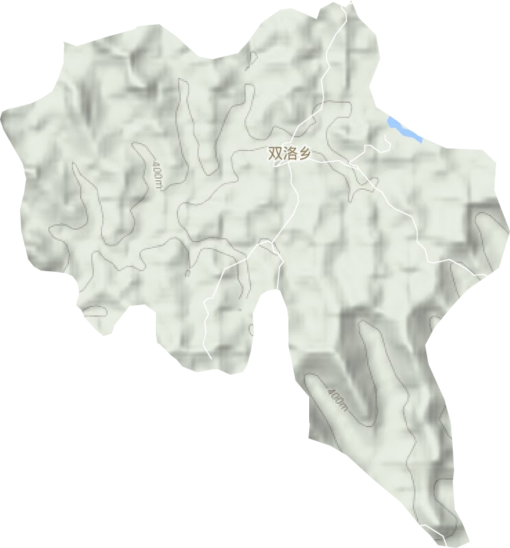双洛乡地形图