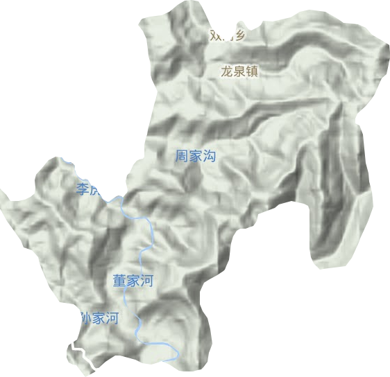 龙泉镇地形图