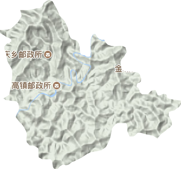 妙高镇地形图