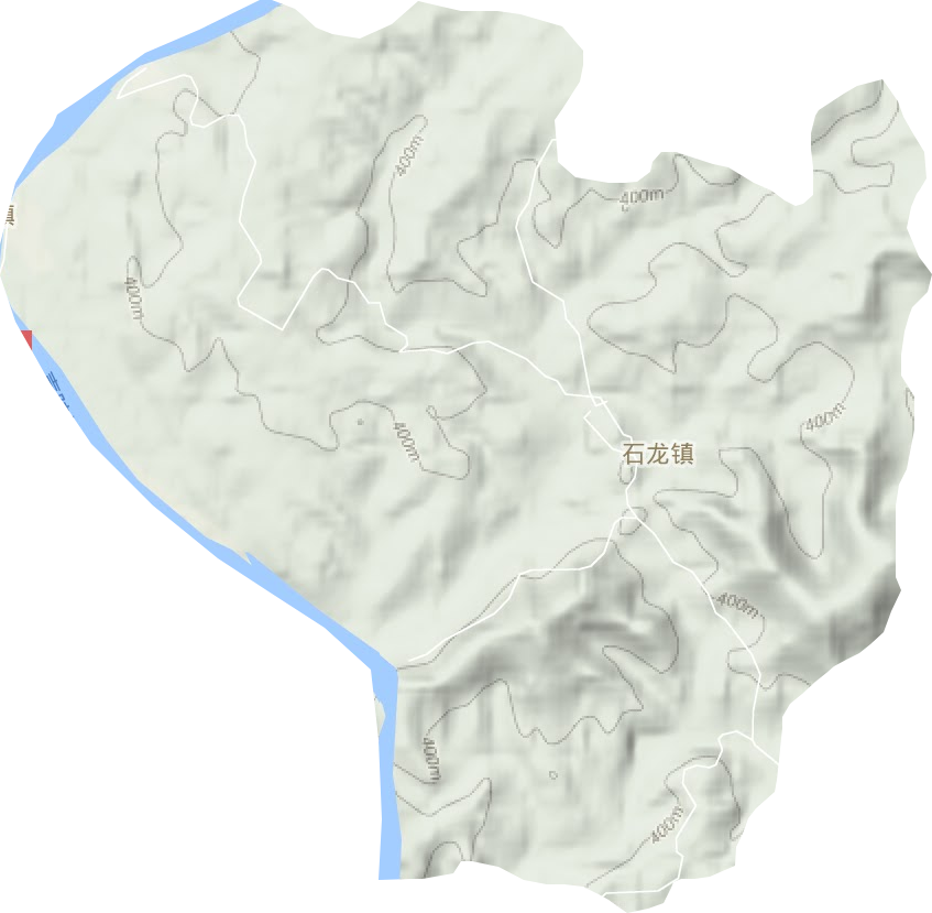 石龙镇地形图