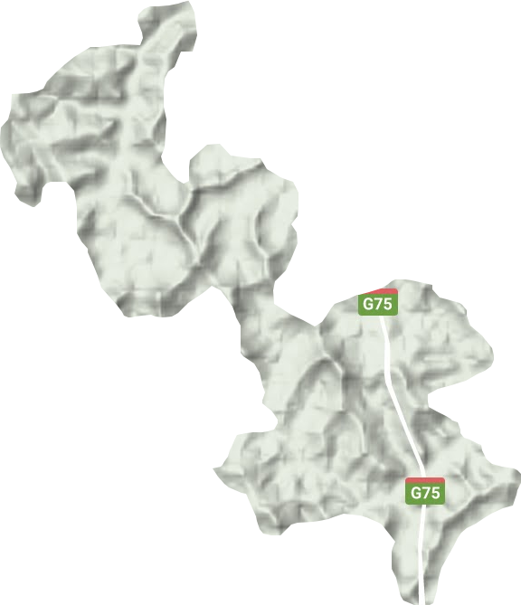 裕华镇地形图