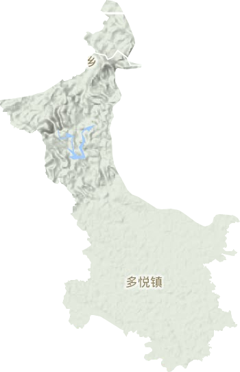 多悦镇地形图