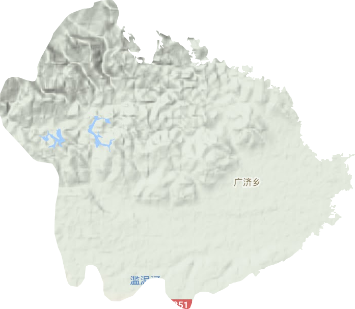 广济乡地形图