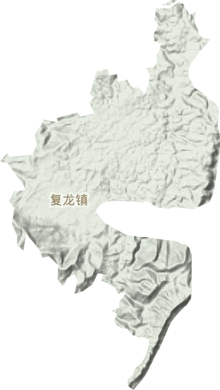 复龙镇地形图