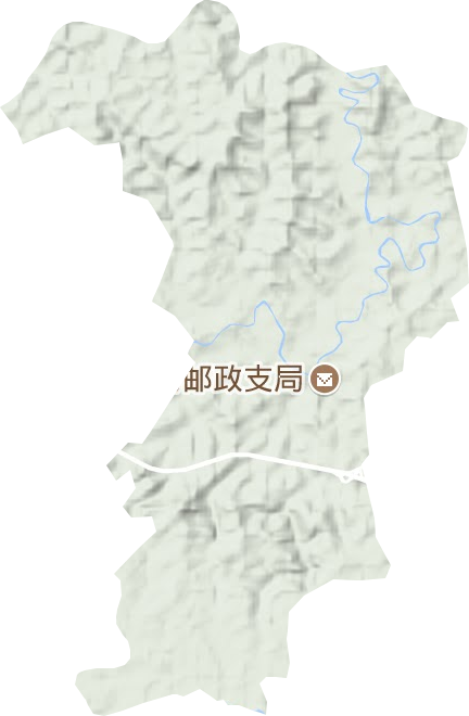 赛马镇地形图