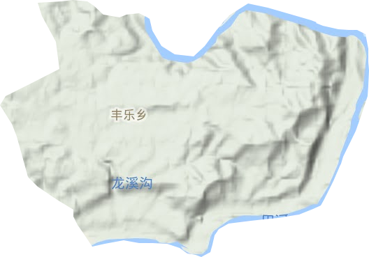 丰乐乡地形图