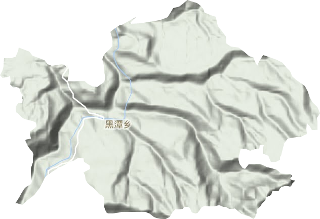 黑潭乡地形图
