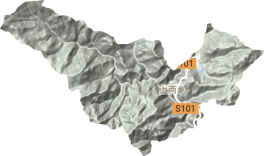 上两乡地形图