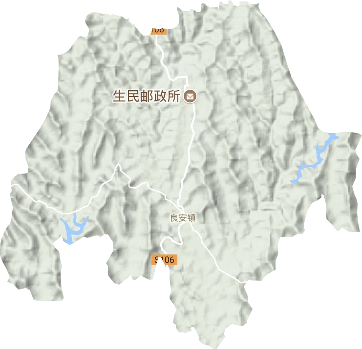 良安镇地形图