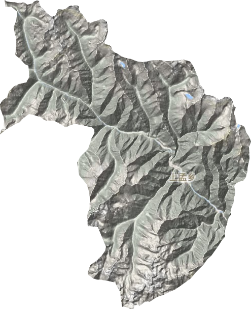 上孟乡地形图