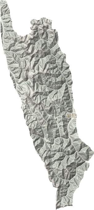 牟尼乡地形图