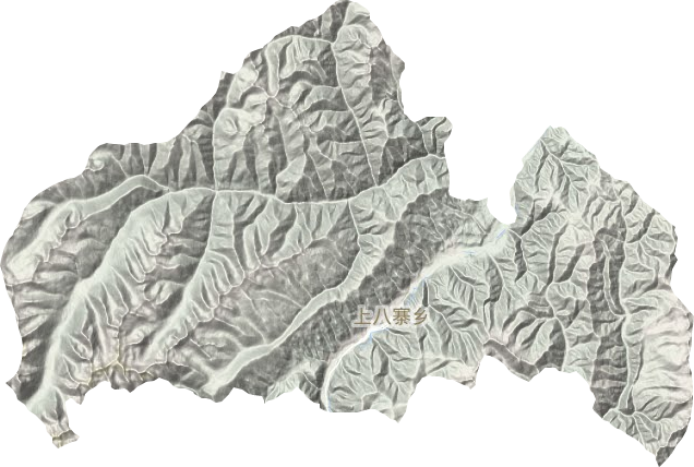 上八寨乡地形图
