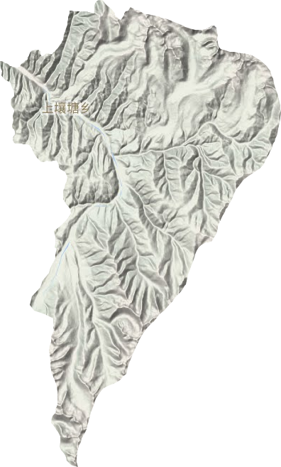上壤塘乡地形图