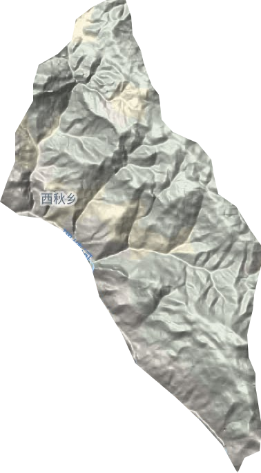西秋乡地形图