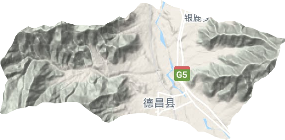 德州镇地形图