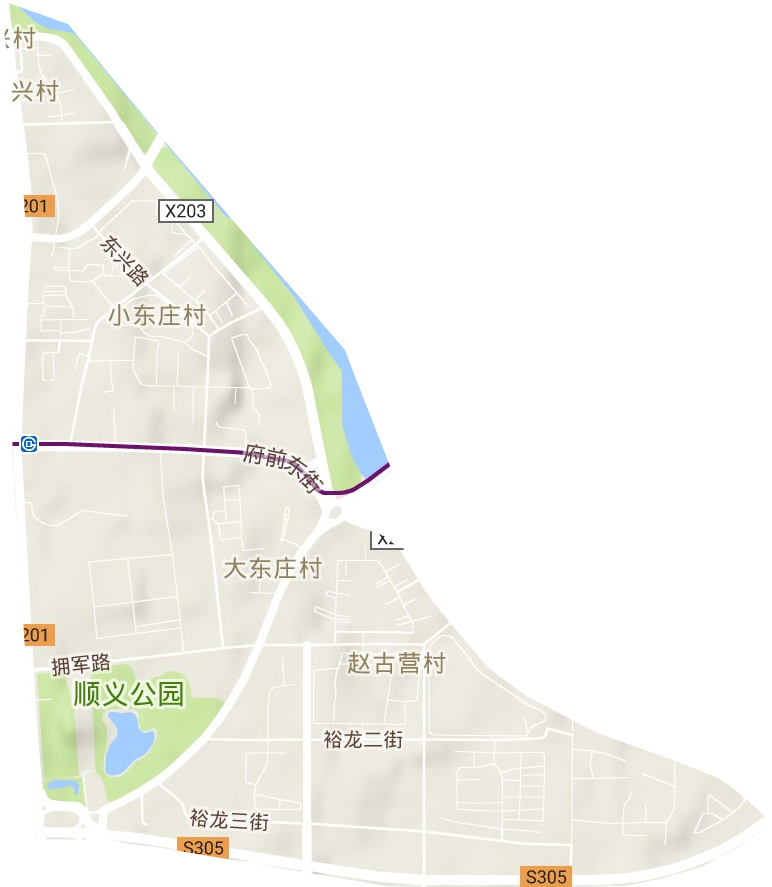 光明街道地形图