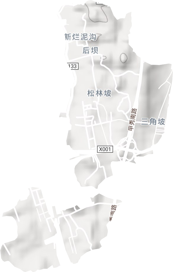 金欣社区服务中心地形图