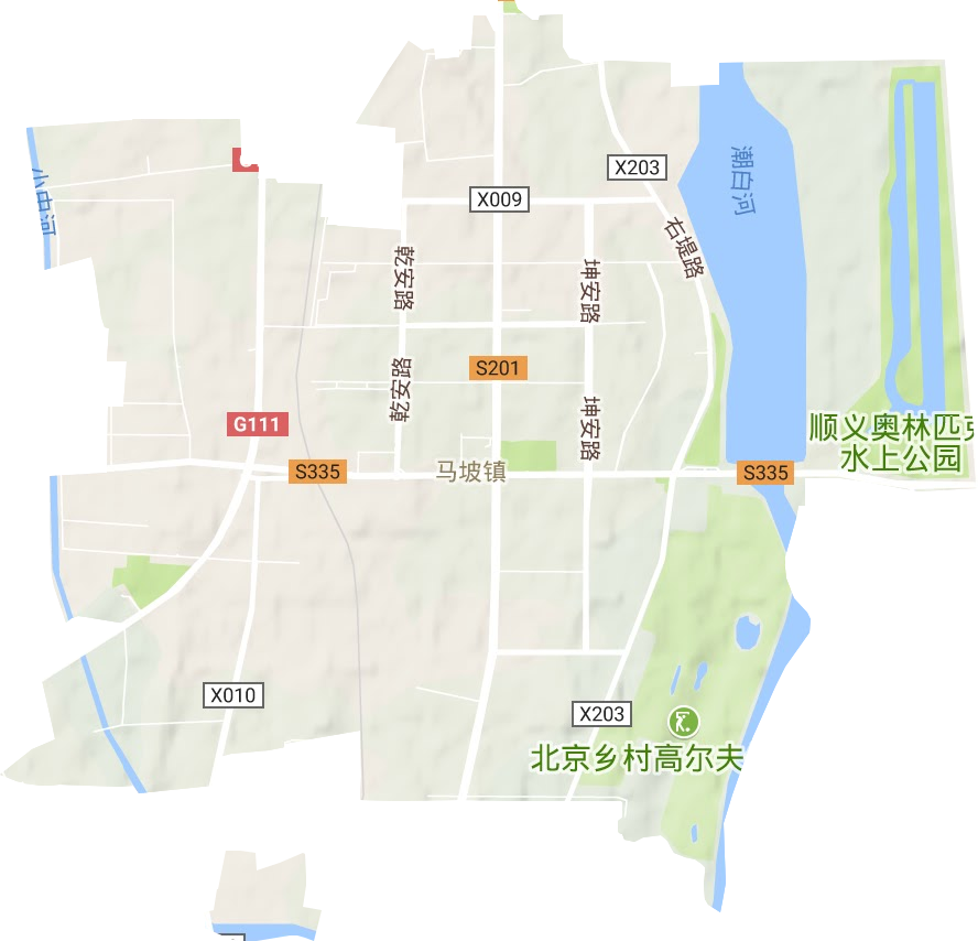 双丰街道地形图