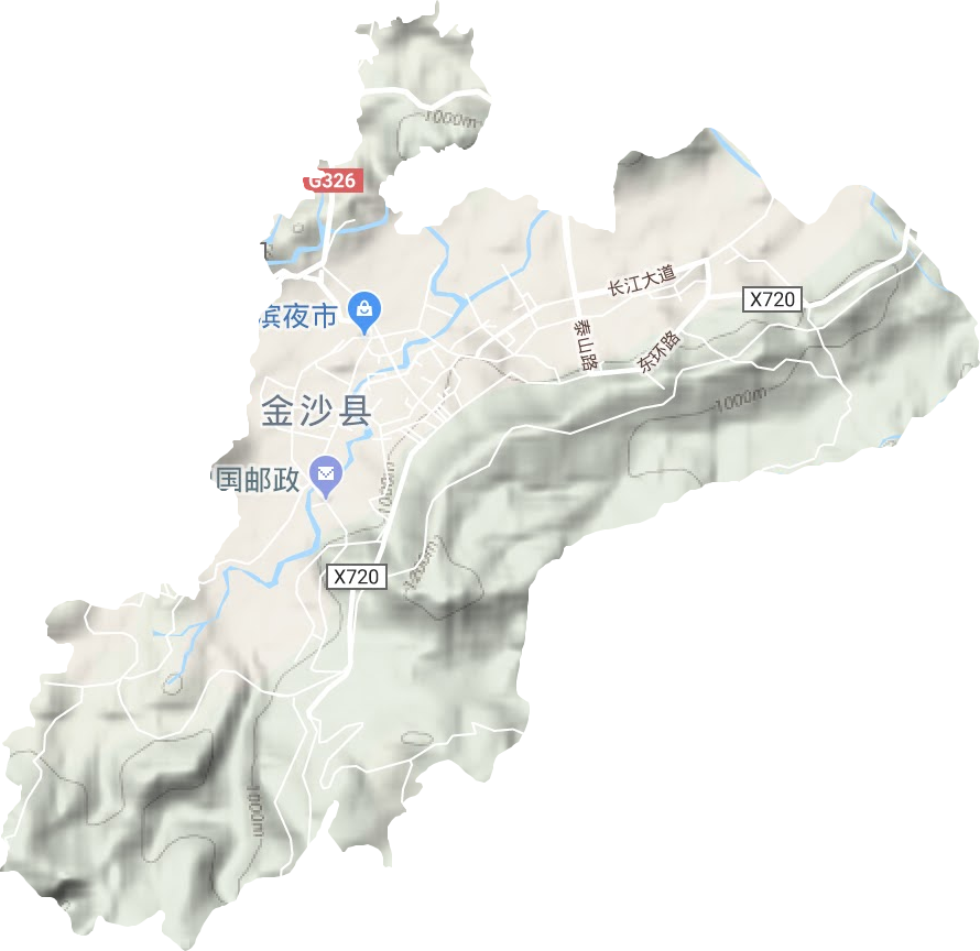鼓场街道地形图